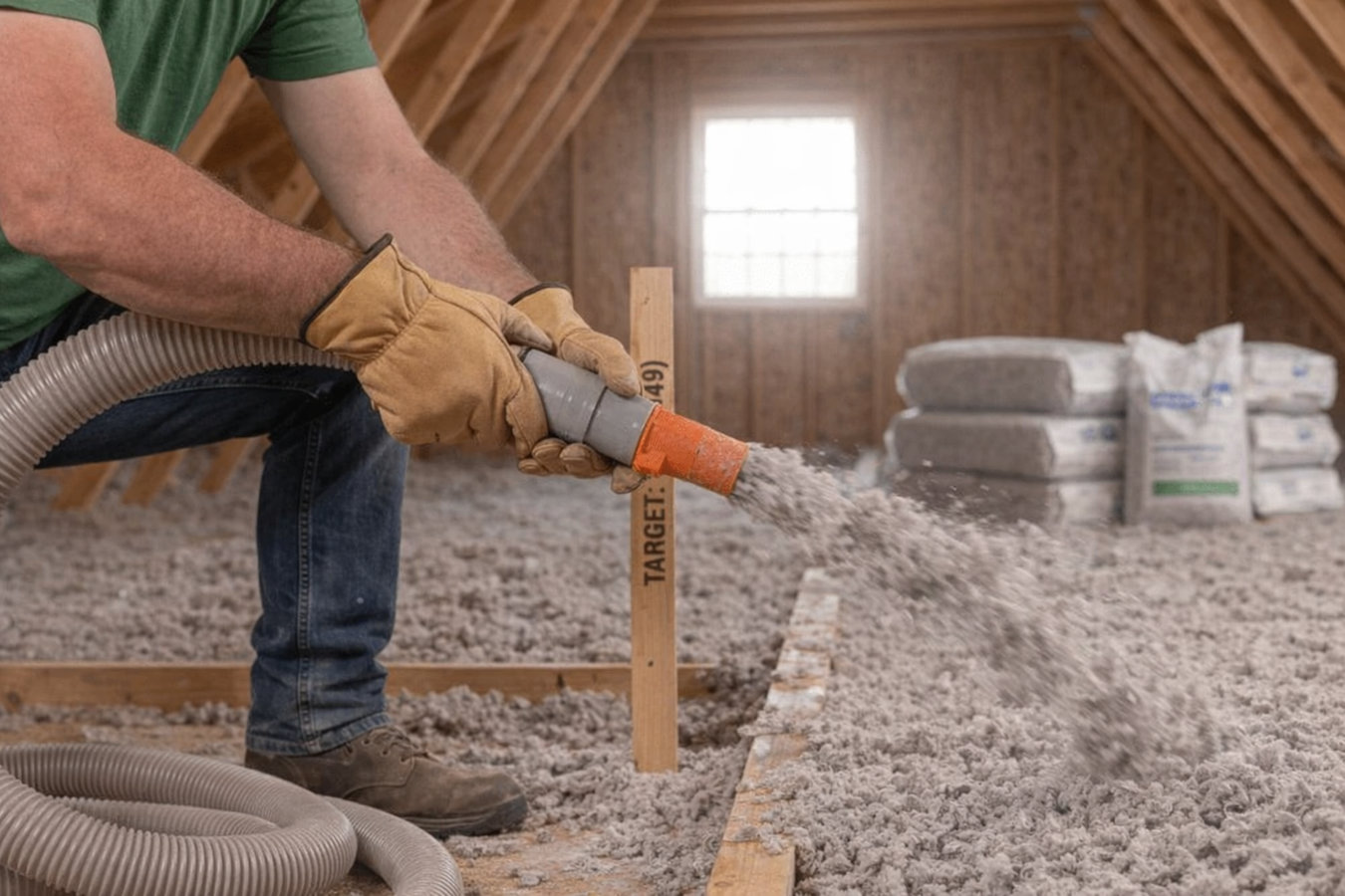 Blown-in insulation in Midland, TX